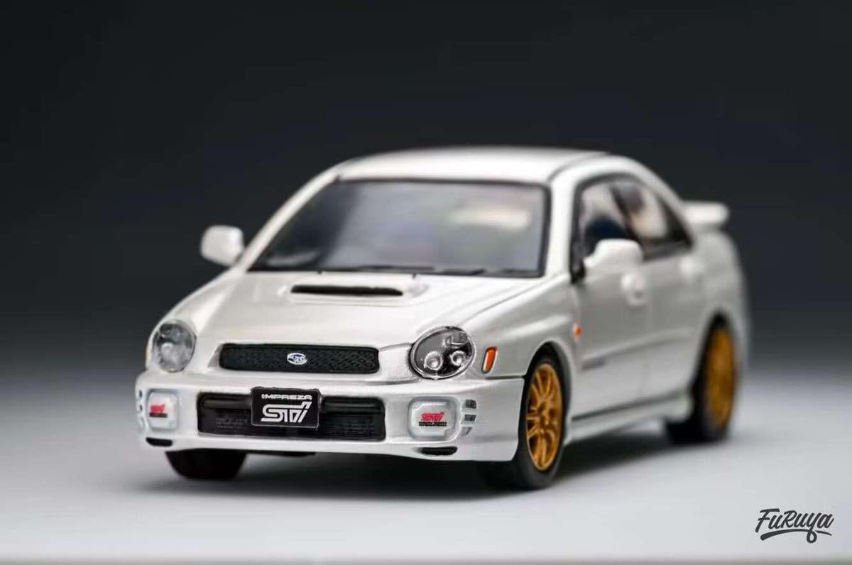 Amazon | 1/64 Furuya Subaru Impreza WRX STI スバル インプレッサ 白